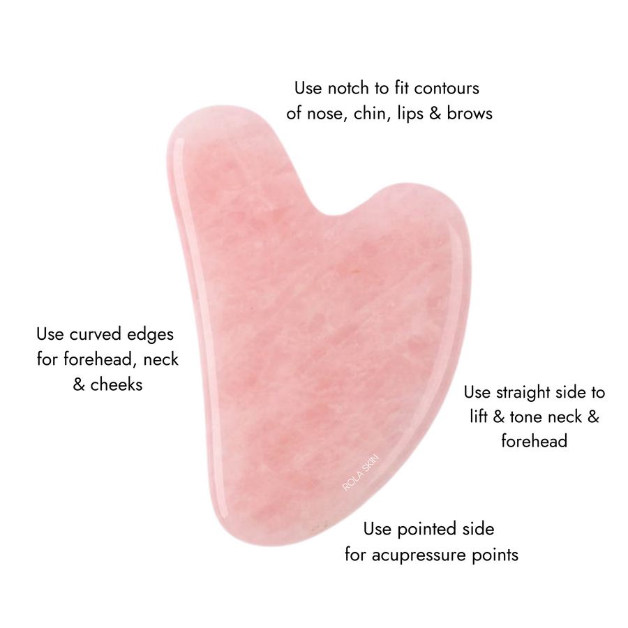 Rose Quartz Gua Sha Sculptor